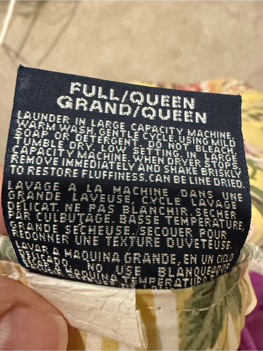 Ralph Lauren Vintage Sophie Brooke Comforter - floral reversible full/queen - Picture 8 of 8